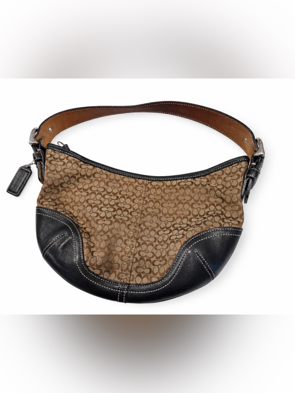Authentic Vintage Coach 6351 Soho Signature Hobo Shoulder Bag Y2K